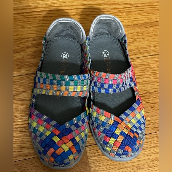 Bernie Mev Colorful Woven Kids Shoes - Picture 1 of 4